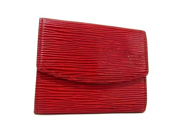 LOUIS VUITTON ルイヴィトン コインケース ポルトモネ サーンプル M63417 カスティリアンレッド エピ レディース
