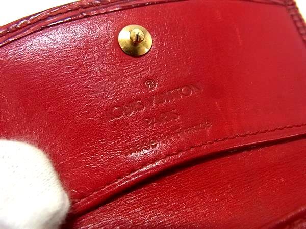 LOUIS VUITTON ルイヴィトン コインケース ポルトモネ サーンプル M63417 カスティリアンレッド エピ レディース
