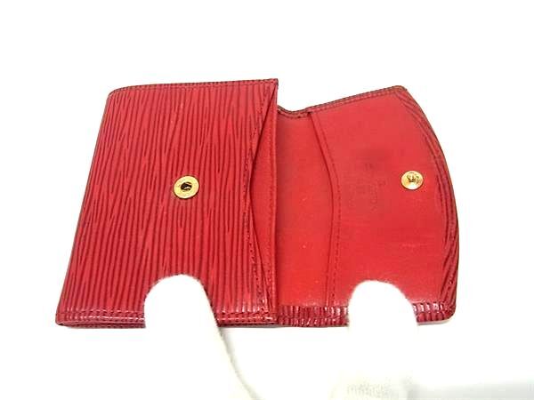 LOUIS VUITTON ルイヴィトン コインケース ポルトモネ サーンプル M63417 カスティリアンレッド エピ レディース