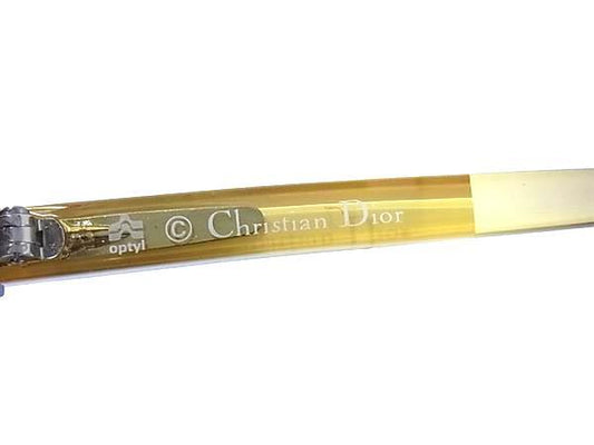 ChristianDior ディオール サングラス CDロゴ 2238 ブラウン クリアグレージュ プラスチック レディース 美品