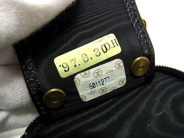 CHANEL シャネル キーケース ココマーク ブラック キャビアスキン ユニセックス ラウンドファスナー 6連 ゴールド金具