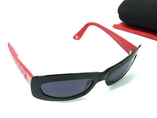 CHANEL シャネル サングラス マトラッセ 5006 ブラック レッド クリアブラック プラスチック レディース ココマーク 美品