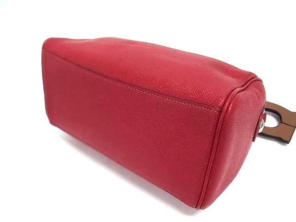 COACH コーチ ハンドバッグ F11808 レッド レザー レディース 2WAY 美品