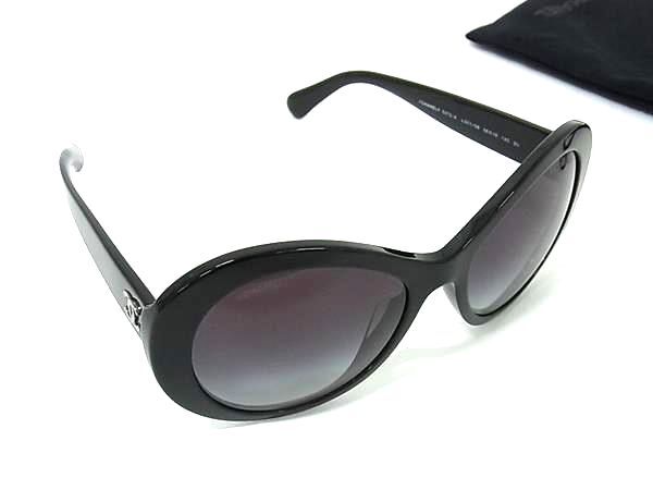 CHANEL シャネル サングラス ココマーク 5372A ブラック ブルーグラデーション プラスチック ユニセックス 美品