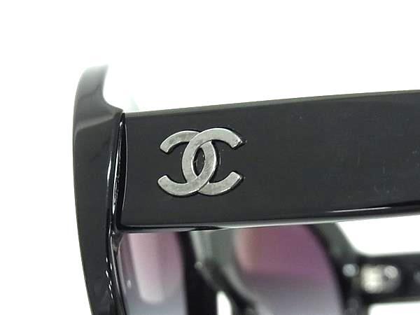 CHANEL シャネル サングラス ココマーク 5372A ブラック ブルーグラデーション プラスチック ユニセックス 美品