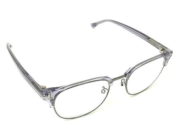 TOM FORD トムフォード サングラス 伊達メガネ TF5794KB グレー クリアイエロー プラスチック ユニセックス 新古未使用展示品