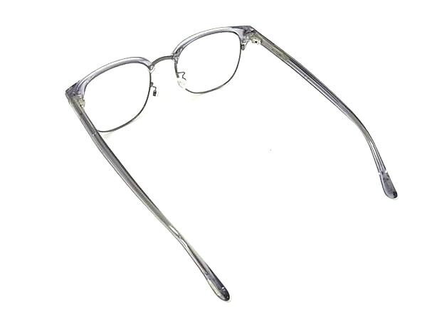 TOM FORD トムフォード サングラス 伊達メガネ TF5794KB グレー クリアイエロー プラスチック ユニセックス 新古未使用展示品