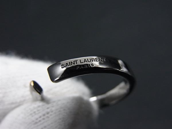 SAINT LAURENT サンローラン リング 指輪 シルバー メタル レディース 美品