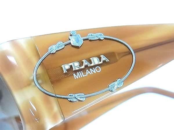 PRADA プラダ サングラス SPR10H ブラウン ブラウングラデーション プラスチック ユニセックス 美品