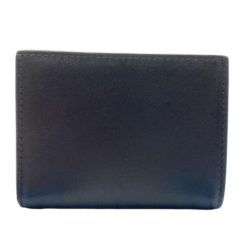 COMME des GARCONS コムデギャルソン 財布 iD SA0641ID ブラック ホワイト レザー メンズ 2つ折り財布 超美品