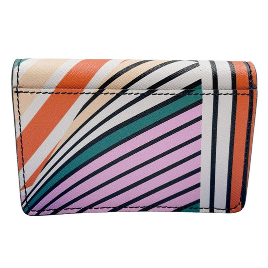 Salvatore Ferragamo フェラガモ カードケース 名刺入れ ガンチーニ IY22 0371 マルチカラー レザー レディース ゴールド金具 美品