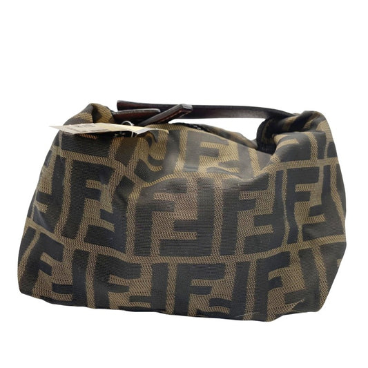 FENDI フェンディ ポーチ ズッカ 2262 26540 018 ブラウン キャンバス レディース 美品