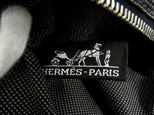 HERMES エルメス トートバッグ エールライントートTGM グレー系 キャンバス ユニセックス 超美品