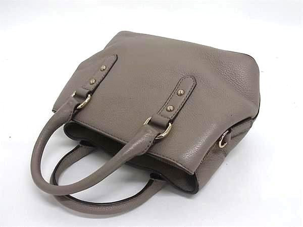 KATE SPADE ケイトスペード ハンドバッグ ラーチモントアベニュー スモール エヴァンジェリ WKRU5531 グレージュ系 レザー レディース 2WAY ショルダーバッグ ゴールド金具 超美品