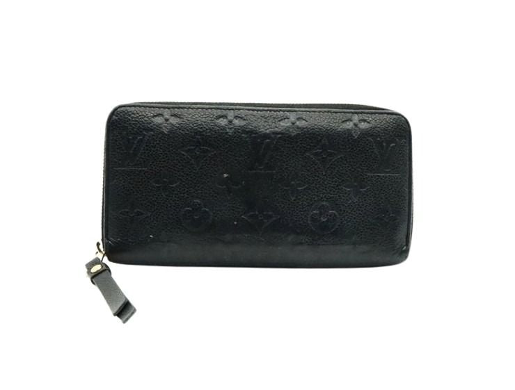 LOUIS VUITTON ルイヴィトン 財布 ジッピーウォレット M60545 アンフィニ （ネイビー系） モノグラムアンプラント ユニセックス ゴールド金具