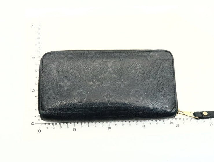 LOUIS VUITTON ルイヴィトン 財布 ジッピーウォレット M60545 アンフィニ （ネイビー系） モノグラムアンプラント ユニセックス ゴールド金具