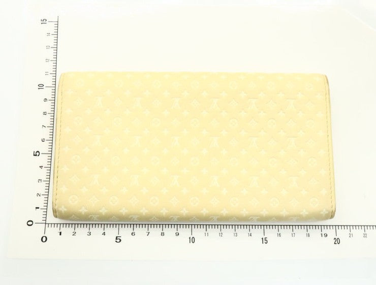 LOUIS VUITTON ルイヴィトン 財布 ポルトフォイユサラNM M82231 ジョーヌ（イエロー系） ナノモノグラム レディース ゴールド金具 美品
