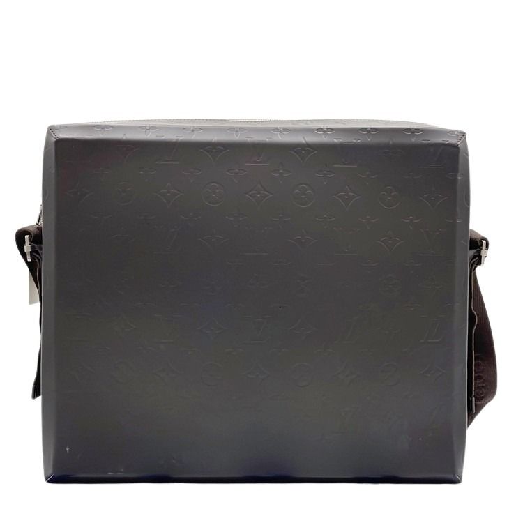 LOUIS VUITTON ルイヴィトン ショルダーバッグ スティーブ M46530 ブラウン系 モノグラムグラセ メンズ シルバー金具