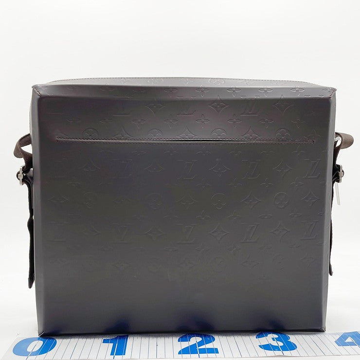 LOUIS VUITTON ルイヴィトン ショルダーバッグ スティーブ M46530 ブラウン系 モノグラムグラセ メンズ シルバー金具