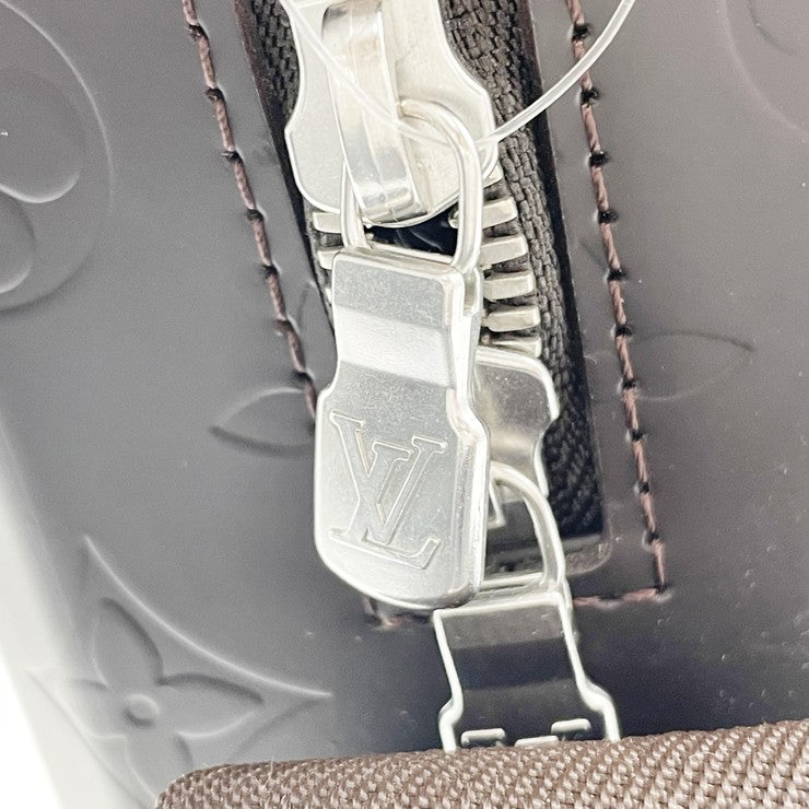 LOUIS VUITTON ルイヴィトン ショルダーバッグ スティーブ M46530 ブラウン系 モノグラムグラセ メンズ シルバー金具