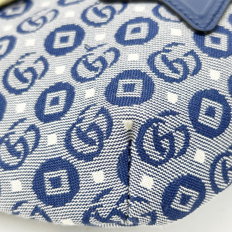 GUCCI グッチ ウエストバッグ チルドレンズ 502095 ブルー系 キャンバス ユニセックス スター 星 GGロゴ 超美品