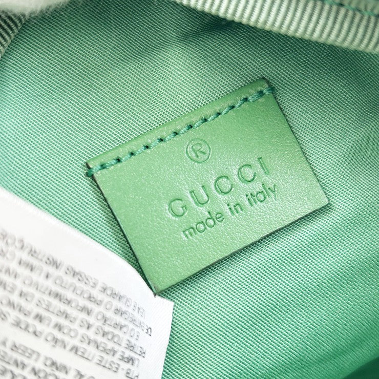 GUCCI グッチ ウエストバッグ チルドレンズ 502095 グリーン系 キャンバス ユニセックス スター 星 GGロゴ 超美品