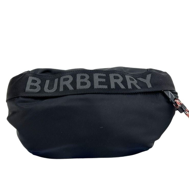 BURBERRY バーバリー ボディバッグ SONNY ソニー 8025668 ブラック系 ナイロン ユニセックス 美品