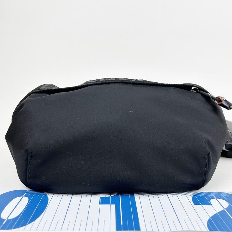 BURBERRY バーバリー ボディバッグ SONNY ソニー 8025668 ブラック系 ナイロン ユニセックス 美品