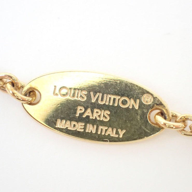 LOUIS VUITTON ルイヴィトン ネックレス LV アイコニック ネックレス M00596 ゴールド系 メタル レディース 美品