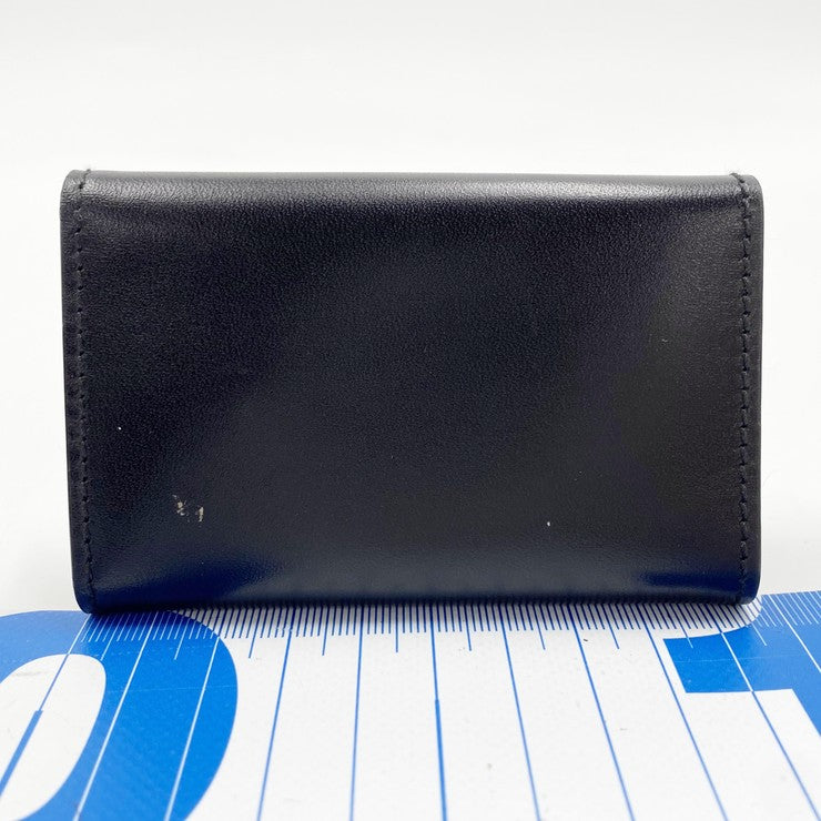 Salvatore Ferragamo フェラガモ キーケース AQ-66 4518 ブラック系 レザー ユニセックス 6連 シルバー金具