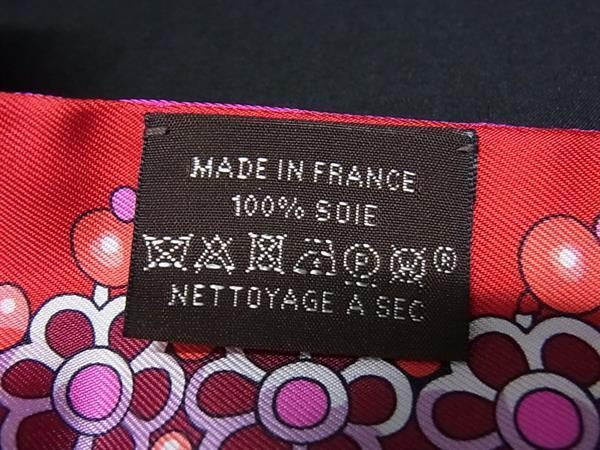 HERMES エルメス リボンスカーフ ツイリー PARURES DES MAHARAJAS マハラジャの装身具 H063254S 06 フューシャ マルチカラー系 シルク100％ レディース 超美品