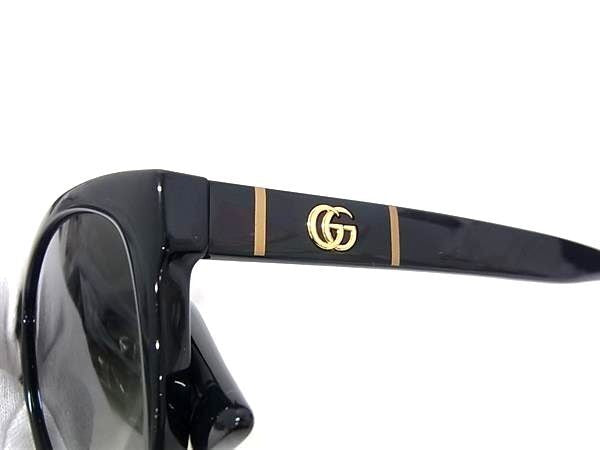 GUCCI グッチ サングラス アジアンフィット GGマーモント GG0636SK ブラック系 プラスチック ユニセックス 美品