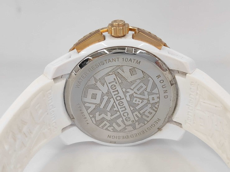 TENDENCE テンデンス 腕時計 GULLIVER RAINBOW ガリバー レインボー TY460614 テックTR90 / ラバー / SS メンズ クオーツ 美品