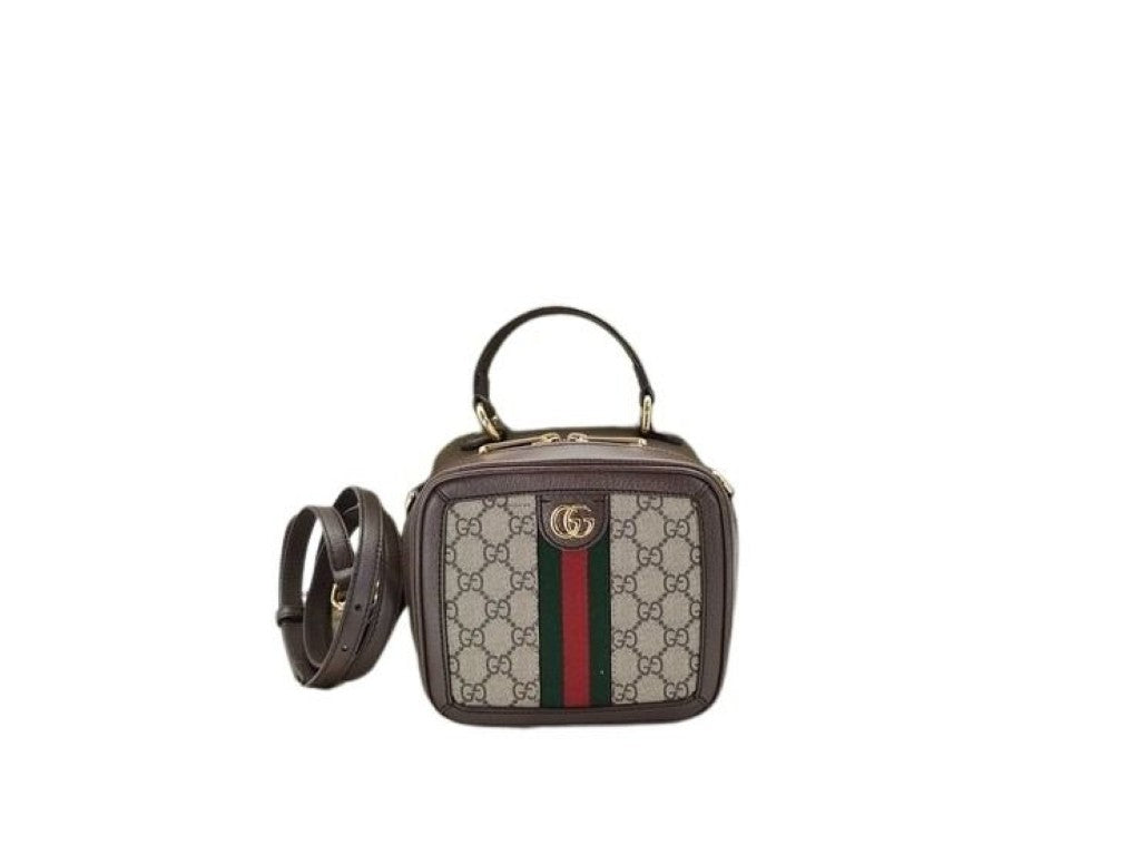 GUCCI グッチ ハンドバッグ オフィディア 772157 ベージュ ブラウン系 GGスプリームキャンバス レディース 2WAY ショルダーバッグ トップハンドル ゴールド金具 超美品