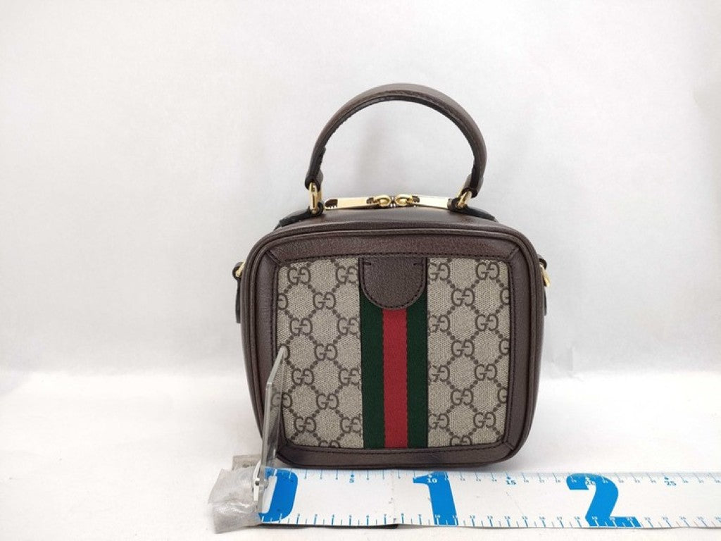 GUCCI グッチ ハンドバッグ オフィディア 772157 ベージュ ブラウン系 GGスプリームキャンバス レディース 2WAY ショルダーバッグ トップハンドル ゴールド金具 超美品