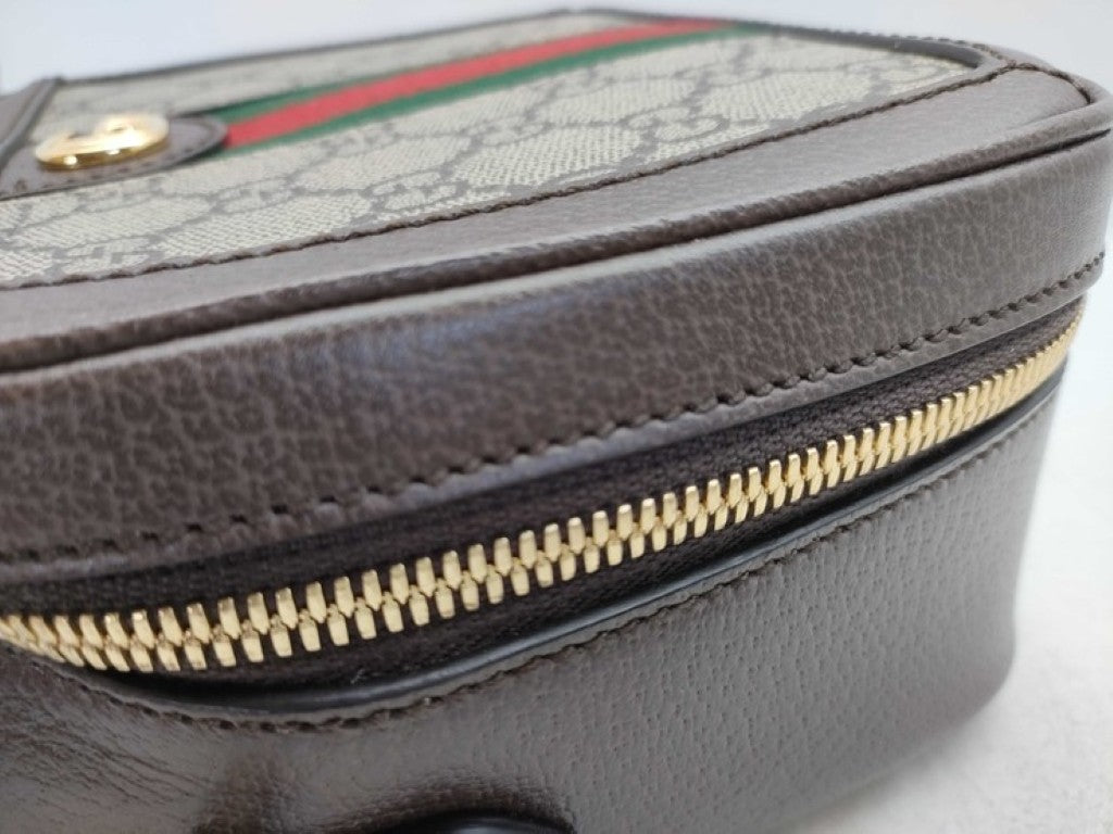 GUCCI グッチ ハンドバッグ オフィディア 772157 ベージュ ブラウン系 GGスプリームキャンバス レディース 2WAY ショルダーバッグ トップハンドル ゴールド金具 超美品