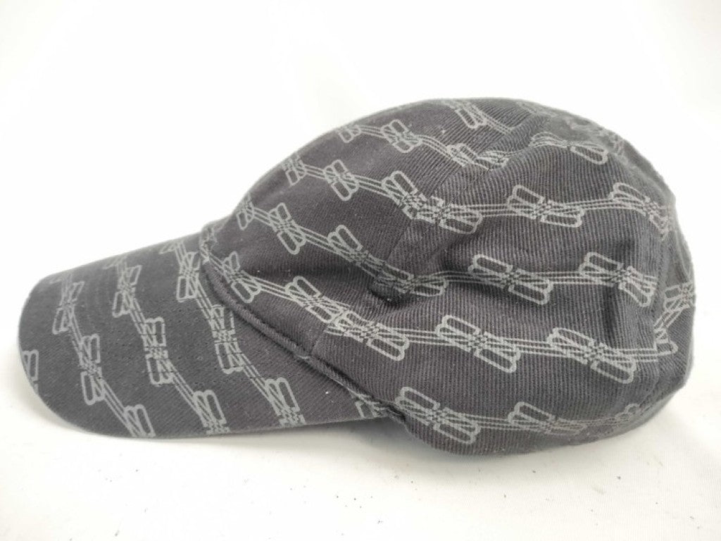 BALENCIAGA バレンシアガ キャップ BBロゴ 704104 グレー系 コットン ユニセックス 美品