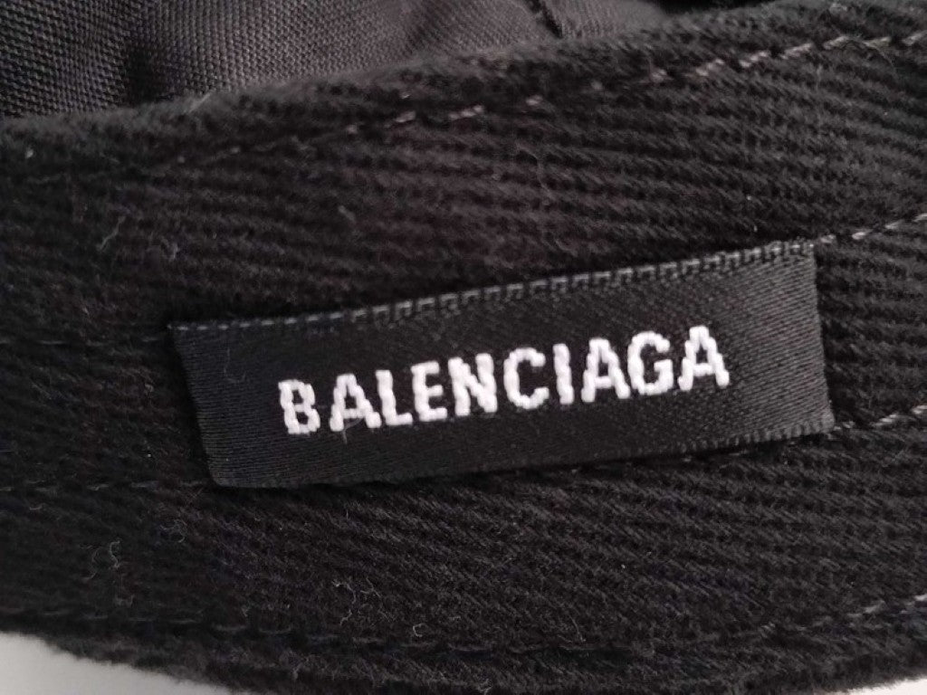 BALENCIAGA バレンシアガ キャップ BBロゴ 704104 グレー系 コットン ユニセックス 美品