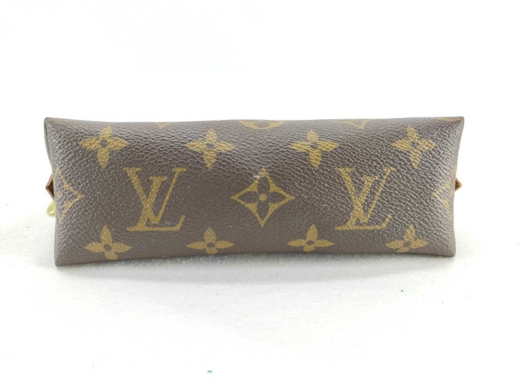 LOUIS VUITTON ルイヴィトン ポーチ ポシェットコスメティック M47515 ブラウン系 モノグラム レディース ゴールド金具 美品