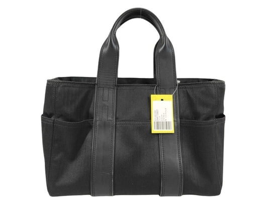 HERMES エルメス ハンドバッグ アカプルコ PM ブラック系 トワルシェブロン レザー レディース シルバー金具 美品