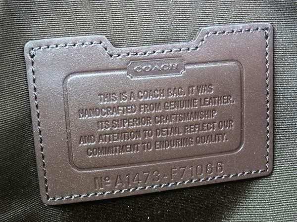 COACH コーチ ビジネスバッグ レキシントン ジップ トップ ブリーフ F71066 ブラウン系 レザー メンズ 2WAY ショルダーバッグ 超美品