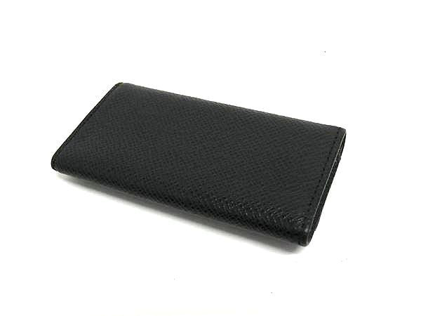 LOUIS VUITTON ルイヴィトン キーケース タイガ ミュルティクレ4 M30522 アルドワーズ系 レザー メンズ ４連 シルバー金具 美品