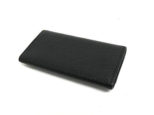 LOUIS VUITTON ルイヴィトン キーケース タイガ ミュルティクレ4 M30522 アルドワーズ系 レザー メンズ ４連 シルバー金具 美品