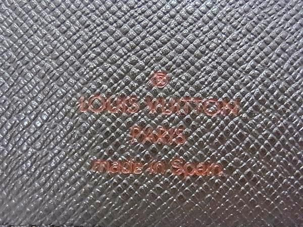 LOUIS VUITTON ルイヴィトン 手帳カバー ダミエ アジェンダ ポッシュ R20703 ブラウン系 PVC レザー ユニセックス 美品