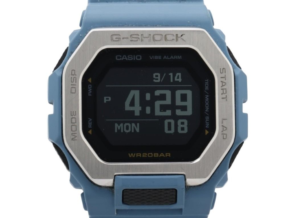 CASIO カシオ 時計 G-SHOCK G-LIDE GBX-100 Series GBX-100-2AJF ブラック ブルー系 樹脂／ステンレススチール 樹脂バンド メンズ デジタル 美品
