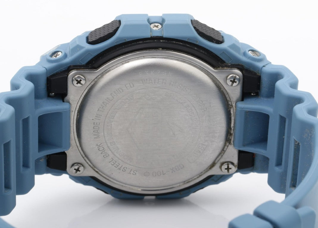 CASIO カシオ 時計 G-SHOCK G-LIDE GBX-100 Series GBX-100-2AJF ブラック ブルー系 樹脂／ステンレススチール 樹脂バンド メンズ デジタル 美品