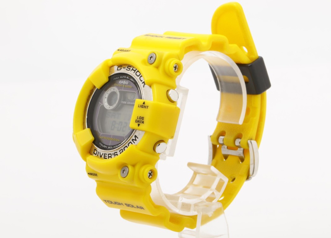 CASIO カシオ 時計 G-SHOCK フロッグマン GF-8250-9JF ブラック イエロー系 樹脂 メンズ デジタル 美品