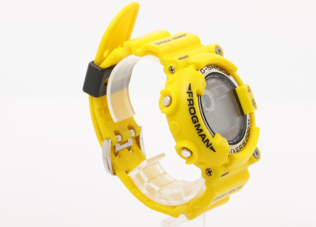 CASIO カシオ 時計 G-SHOCK フロッグマン GF-8250-9JF ブラック イエロー系 樹脂 メンズ デジタル 美品