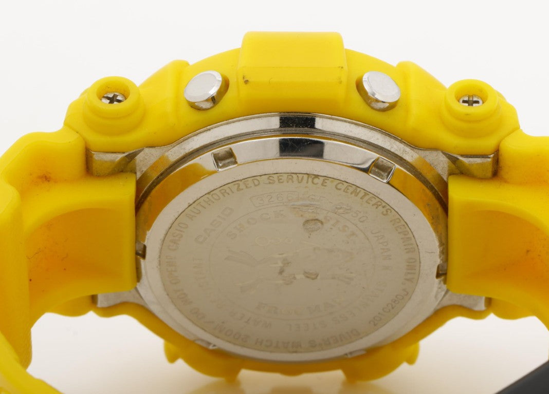CASIO カシオ 時計 G-SHOCK フロッグマン GF-8250-9JF ブラック イエロー系 樹脂 メンズ デジタル 美品