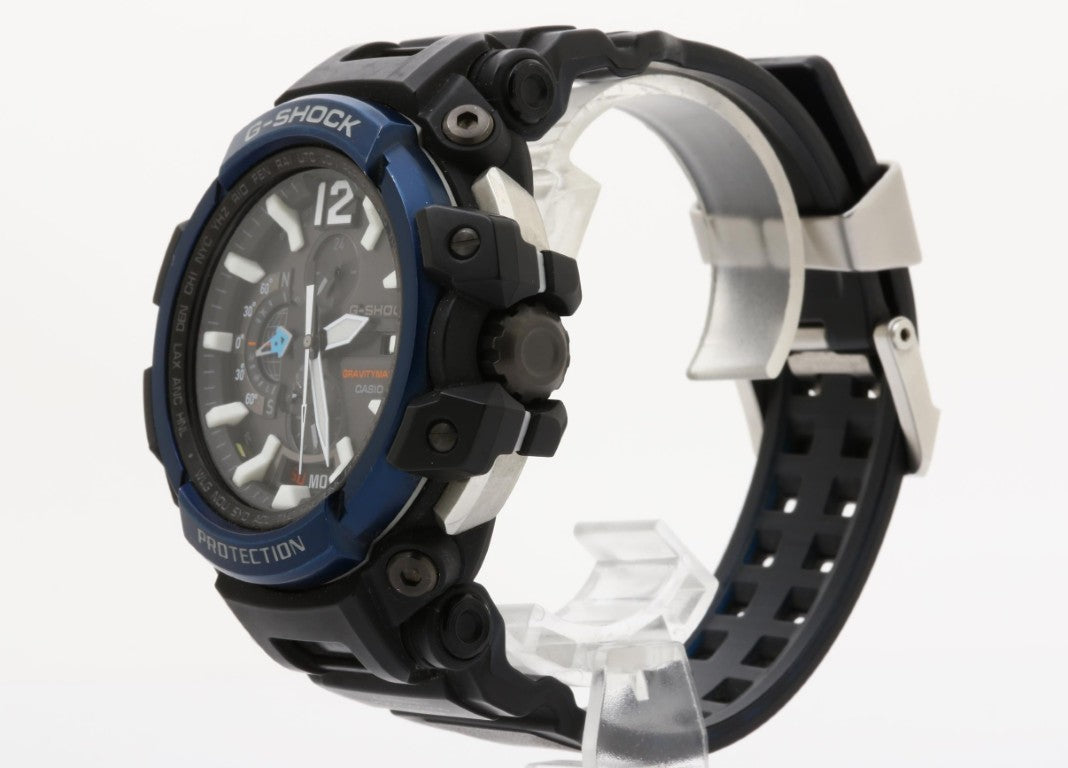 CASIO カシオ 時計 G-SHOCK MASTER OF G - AIR GRAVITYMASTER GPW-2000-1A2JF ブラック系 樹脂／ステンレススチール カーボンファイバーインサートバンド メンズ アナログ 美品